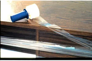 Rollo de paquete de <span class=keywords><strong>precio</strong></span> de fábrica, plástico transparente de polietileno, embalaje de Lldpe, envoltura de paleta transparente, película elástica de PE, película de envoltura retráctil - Product Image 2