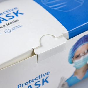 Miglior prezzo scatole <span class=keywords><strong>di</strong></span> carta personalizzate stampa scatola <span class=keywords><strong>di</strong></span> cartone portatile maschera medica scatola <span class=keywords><strong>di</strong></span> imballaggio pieghevole con Logo - Product Image 2