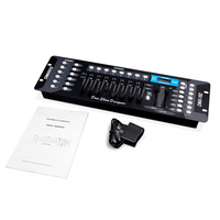 Contrôleur DMX 192 canaux DMX 512 pour système DJ, console de lumière de scène à tête mobile, 192 canaux pour équipement de discothèque
