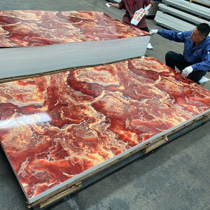 XHDECOR 1220*2440 Feuille Marbre Pvc Feuille Uv Feuille De Plastique Laminé - Product Image 2