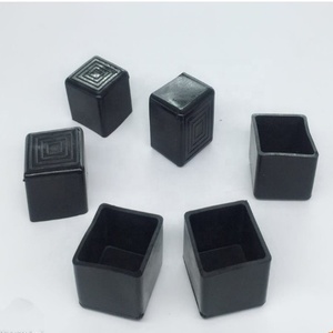 Capuchons de protection pour pieds de chaise en plastique noir rectangulaires, ovales, carrés, ronds, embouts pour pieds de table, capuchons pour pieds de meubles, embouts en PVC - Product Image 4