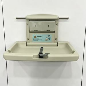 Wall Mounted Baby <strong>Changing</strong> Station Folding Diaper <strong>Changing</strong> <strong>Table</strong> for Public Restroom Mother Baby Room Infant Care Station - Product Image 6