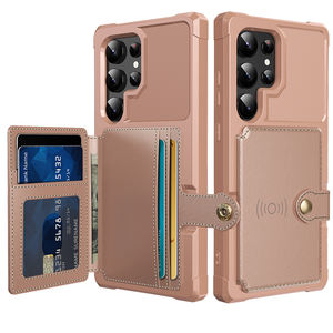 Funda con ranura para tarjeta a prueba <span class=keywords><strong>de</strong></span> golpes para <span class=keywords><strong>Samsung</strong></span> Galaxy S24 S25 Carcasa ultramagnética para teléfono móvil con adsorción para coche - Product Image 1