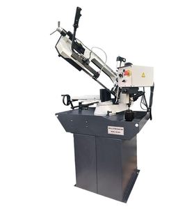 Scie à ruban horizontale industrielle pour la découpe à froid du métal, capable de couper divers profilés et de réaliser des coupes verticales à diverses angles - Product Image 1