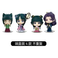 En stock – Authentique – Lot de 4 figurines The Apothecary Diary MaoMao – Boîte mystère – Adorables figurines d'anime – Ornements de bureau à collectionner