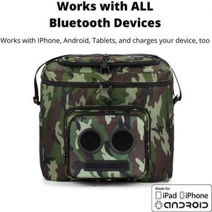 Bolsa térmica con logotipo personalizado 2024 con altavoces Bluetooth para fiestas/Festivales/barco/playa. Recargable, funciona - Product Image 6