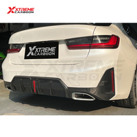 Kit carrosserie XTREME en fibre de carbone sèche avec diffuseur arrière et feu stop LED pour BMW G20 G21 320i 330i M340i 2022-2026