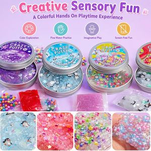 Galaxy Crystal <b>Slime</b> Putty <b>Toy</b> DIY Craft Girls Boys Easter Basket Filler Manufacturer Custom Display Box Prize - Product Image 3