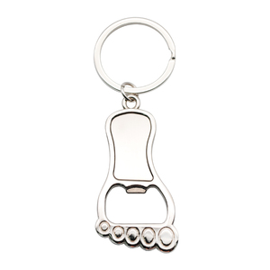 <span class=keywords><strong>Porte</strong></span>-clés ouvre-bouteille en forme de pied en métal Offre Spéciale pour la vente en gros pour personnaliser et améliorer votre collection de <span class=keywords><strong>porte</strong></span>-clés - Product Image 2