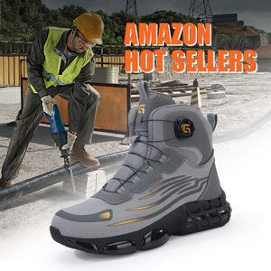 GUYISA カスタマイズ可能な軽量インテリジェントバックル工場卸売耐衝撃・耐穿刺安全靴 - Product Image 5