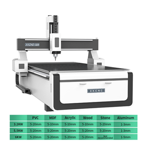 XUNKE Router CNC de 3 ejes para madera 1325 de 4x8 pies, 6kW, para tallado y grabado 3D - Product Image 4