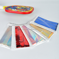 Bande de protection pour cadre de pickleball, design dentelé, bande de protection de bord en PU découpée au laser pour pickleball