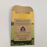 Enveloppe écologique personnalisée en papier offset pour sachets de graines de légumes/fleurs/herbes, certifiée