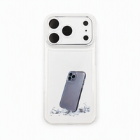 Coque de téléphone personnalisée 3D antichoc et étanche en TPU+PC avec chargement sans fil pour iPhone 17 Pro