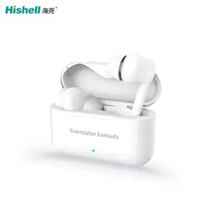 TWS Wireless ANC Waterproof Translator Earphones With Charging Box 127 Languages Translation Earbuds M6