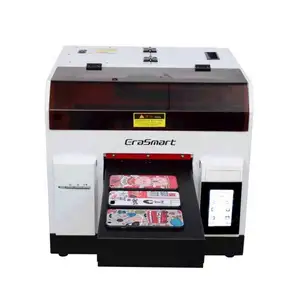 2022 A4 Mini Led Uv Flatbed Printer Direct Naar Metaal Pvc Glas Hout Digitale Uv Flatbed Printer A4 Uv Printer