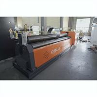 Machine à rouler les plaques mécaniques à 3 rouleaux W11-6*2000, équipement de roulage de plaques d'acier à faible coût pour la fabrication métallique