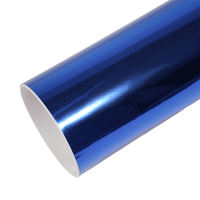 Vinilo Autoadhesivo de PVC Polimérico de Alta Calidad para Envoltura de Automóviles, 1.52*28m, Plateado/Dorado/Rojo/Azul/Verde/Morado, Alta Elasticidad, Cambia de Color