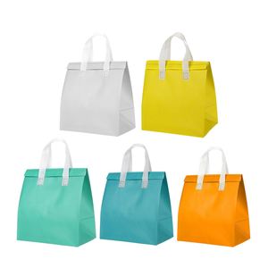 Bolsas Térmicas Personalizadas para Comestibles, Bolsa Térmica Impermeable para Entrega de Alimentos Fríos o Congelados, Bolsa Refrigerante Aislada para Llevar Comida con Logotipo - Product Image 1