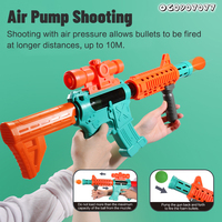 Pistolet à balles molles en mousse pour l'intérieur Vente en gros électrique Rotation Moulin à vent Cible enfants Jeu de tir Machine à balles molles électrique