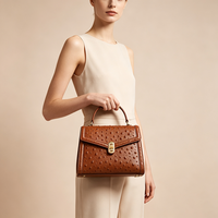 Sac à main vintage en cuir PU avec poignée supérieure et rabat à fermoir, sac de créateur, fabrication OEM ODM, logo personnalisé, couleur personnalisée, vente en gros, échantillons personnalisés