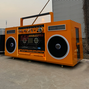 Cabine préfabriquée <span class=keywords><strong>de</strong></span> haute qualité en forme <span class=keywords><strong>de</strong></span> radio, <span class=keywords><strong>café</strong></span> mobile extérieur, camion <span class=keywords><strong>de</strong></span> nourriture, kiosque <span class=keywords><strong>de</strong></span> vente <span class=keywords><strong>de</strong></span> <span class=keywords><strong>café</strong></span> imperméable - Product Image 3