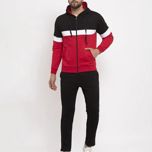 Ensemble de survêtement décontracté pour homme en molleton 100 % coton respirant et écologique, grande taille, idéal pour le fitness et la course à pied – Collection Hiver - Product Image 1