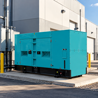 Generator Diesel Berpendingin Air 150kva 200kva 300kva dengan Mesin Perkins dan Tangki Bahan Bakar Besar untuk Daya Situs Berkelanjutan