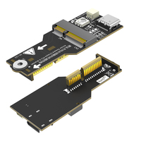 Kartu Adaptor M.2 NGFF Key-E ke PCI-E X1 dengan LED RGB Ambient, Mengubah Modul WiFi Bluetooth M.2 E-Key ke Slot PCI-E Desktop