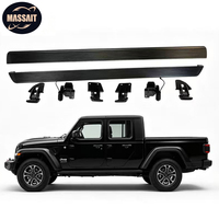 Marchepieds électriques en aluminium robuste MASSAIT 4x4 TANK 500 pour Jeep Pickup Truck Gladiator JT