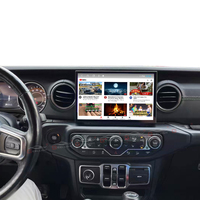 Autoradio Android Gerllish pour Jeep Wrangler JL 2018-2021, lecteur de navigation GPS avec CarPlay sans fil intégré, DSP, WiFi, point d'accès