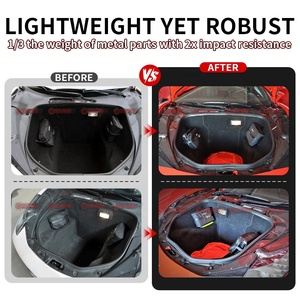 Precio de fábrica, estilo OEM, piezas de interior de coche de fibra de carbono seca, compartimento de equipaje para Ferrari 458 - Product Image 3
