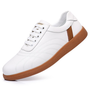 Zapatos Casuales de Cuero para Hombre, Negros, Tacón Bajo, Suela de Goma Antideslizante, Cómodos para Caminar - Product Image 4