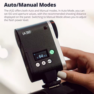 Godox Ia32 Máy Ảnh Mini <span class=keywords><strong>Flash</strong></span> Speedlite Có Thể Điều Chỉnh Đèn <span class=keywords><strong>Flash</strong></span> GN15 Với S 1/S2 Điều Khiển Quang Học Tương Thích Cho Fuji <span class=keywords><strong>Sony</strong></span> Canon Olympus - Product Image 4