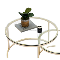 Table basse moderne en verre trempé et céramique, design marbre, pour salon, avec finition noire