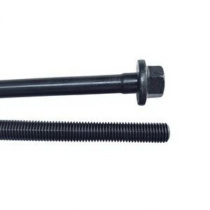 Tige filetée M12 x 1,75 droite en acier au carbone noir métrique 6000, numéro de pièce 12560272 - Product Image 2