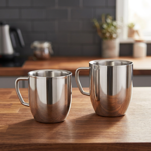 Taza de Café de Acero Inoxidable de Doble Pared con Aislamiento al Vacío MIINOX Ecológica al por Mayor para Uso Doméstico y Comercial Modelo MW-DWM - Product Image 2