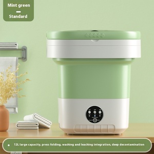 Ropa interior plegable para uso doméstico, mini lavadora pequeña para calcetines y ropa interior de bebé, portátil - Product Image 2