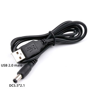 Cantell 1M <span class=keywords><strong>Usb</strong></span> a Dc5521 Plug <span class=keywords><strong>Jack</strong></span> Macho Dc Power Charing Cord cable 24AWG - Product Image 4
