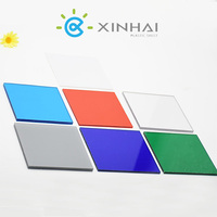 XINHAI Direct prix d'usine Uv clair transparent coloré anti-rayures verre polycarbonate feuille solide