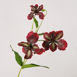 S138, venta al por mayor, blanco, azul, púrpura, flor artificial, arreglo de boda, <span class=keywords><strong>Iris</strong></span> grande para boda, decoración del hogar - Product Image 5