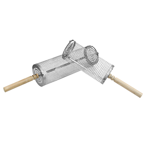 304 Stainless Steel Rolling BBQ <strong>Grill</strong> <strong>Basket</strong> for Meat Vegetables Custom OEM Outdoor Barbecue Accessories Factory Supply - Product Image 6