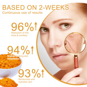 Crema Facial de Cúrcuma y Colágeno, Suaviza la Textura de la Piel, Reafirmante, Antienvejecimiento, Iluminadora, Blanqueadora y Revitalizante - Product Image 2