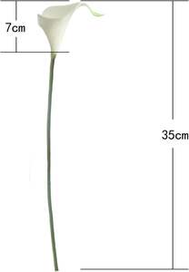 Flores Artificiales de Lirio Blanco Calla de EVA de Alta Calidad con Tacto Real para Centros de Mesa, Decoración de Bodas, Fiestas y Hogar - Product Image 6