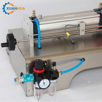 Semi-automatische vacuüm vloeistofvulmachine voor olie, wijn, sap, glazen verpakkingen, zakjes & zakken, te koop