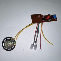 Mainan Bercahaya Xinxing PCBA Musik LED Pencahayaan Pelangi Sensor Getaran Papan PCB Dua Tombol COB