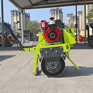 Nhà Máy Giá 300kg đi bộ phía sau rung đơn trống đường lăn Máy Đầm với động cơ Honda và EPA tuân thủ - Product Image 4