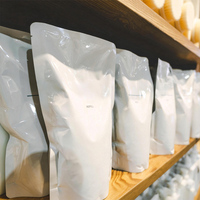 Sachet d'emballage personnalisé pour savon liquide de soins personnels, recyclable et biodégradable, imprimé flexo, avec fermeture éclair, pochette autoportante en PE laminé
