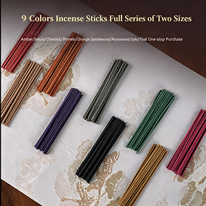 Varillas de Incienso Naturales No Tóxicas, Seguras <span class=keywords><strong>para</strong></span> Mujeres <span class=keywords><strong>Embarazadas</strong></span> y Bebés, 9 Aromas, Doble Tamaño, OEM - Product Image 4