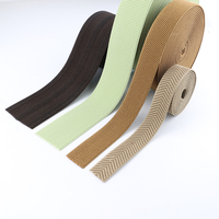 Bande élastique tissée épaisse en gros, polyester, latex, sangle extensible pour la couture de ceinture